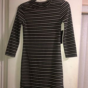 Black long sleeved dress